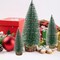 Bottle Brush Christmas Trees Mini for Tabletop (Dark Green) 10"D x 4.7"W x 3.5"H